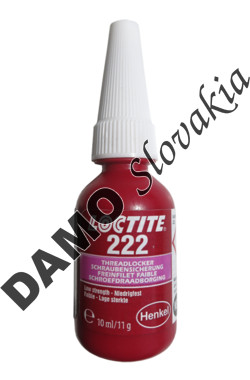 LOCTITE 222 - zaisťovač skrutiek, nízkopevnostný