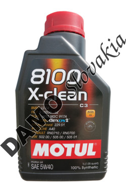 MOTUL 8100 X-CLEAN C3 5W-40